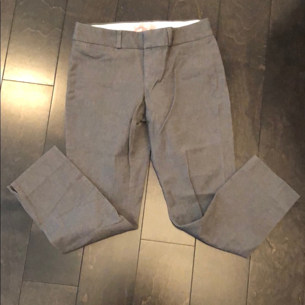 Grey banana republic crop pants